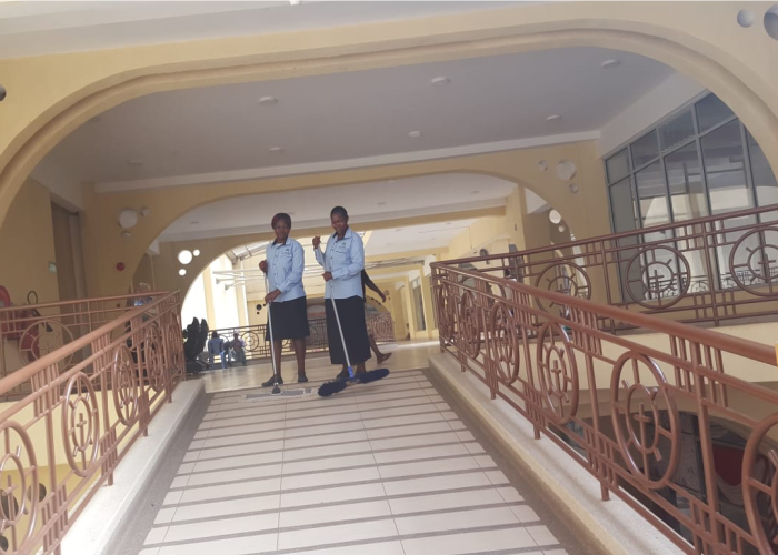 Cleaning service result